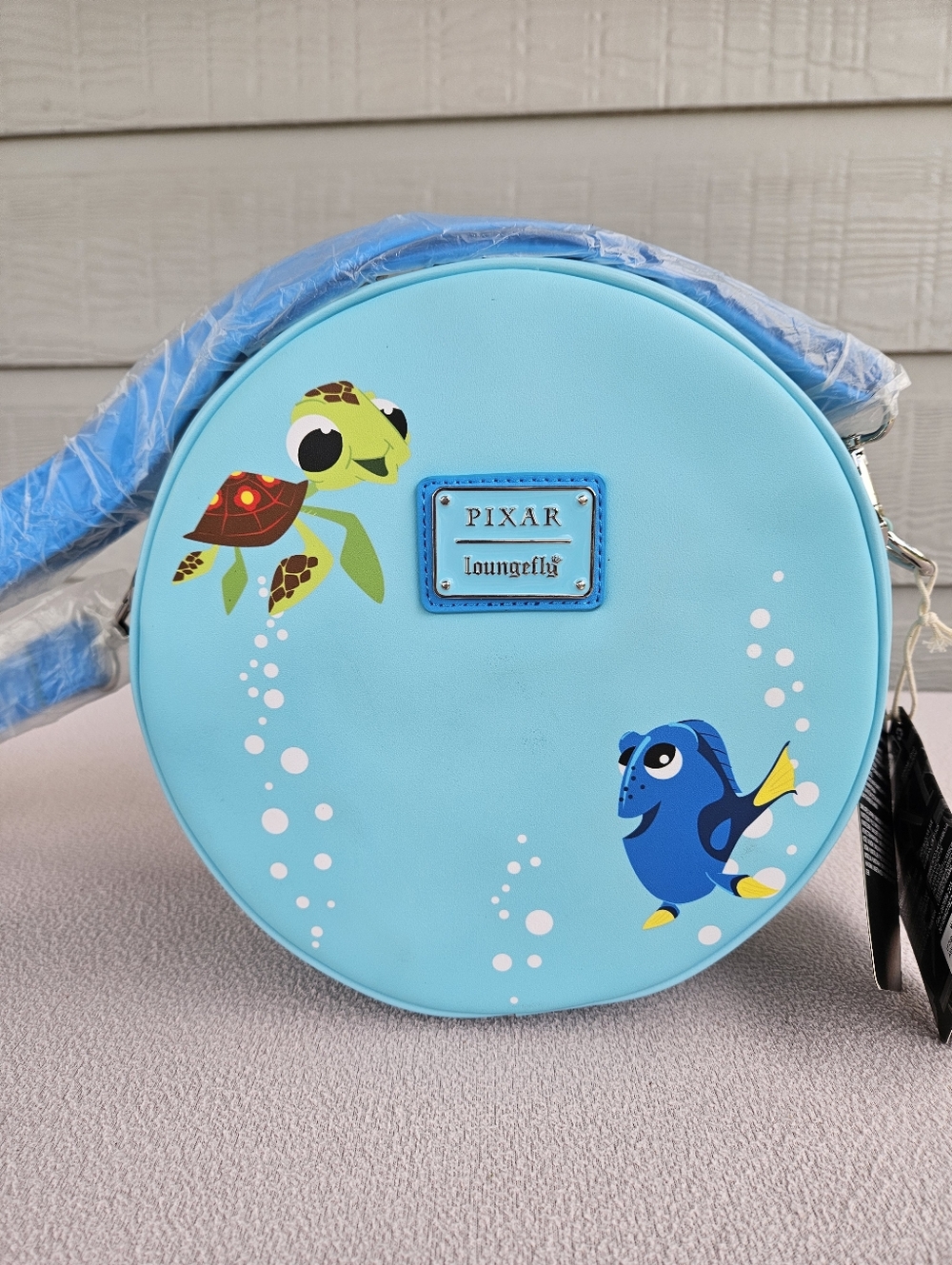 Loungefly Disney Pixar Finding Nemo Duo Bubble Crossbody Bag Purse Round Fish - Picture 4 of 8